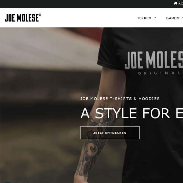 Joe Molese Onlineshop